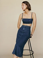 Strada Denim Two Piece Set