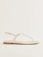 Thea T-strap Flat Sandal