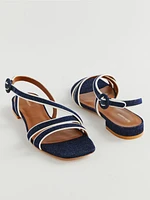 Marjorie Piped Sandal