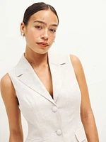 Billie Linen Vest