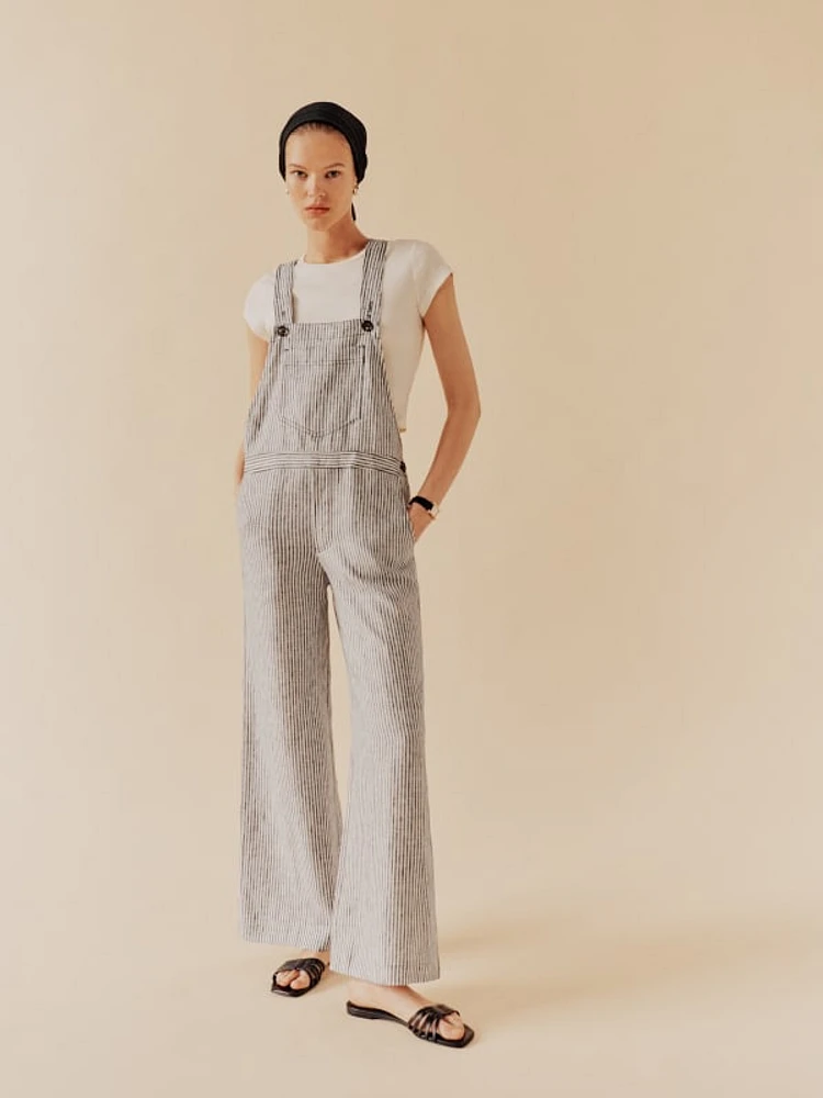 Gemma Linen Overalls