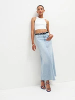 Kass Maxi Denim Skirt