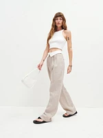 Petites Stevie Linen Pant