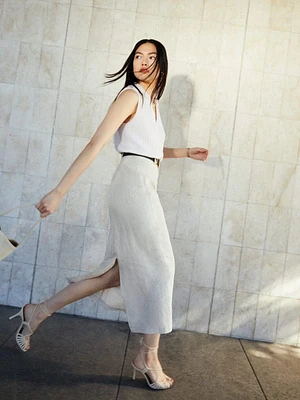 Petites Gia Linen Skirt