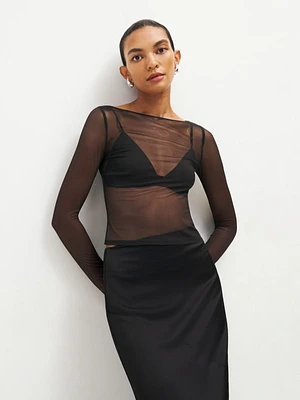 Emilea Sheer Knit Top