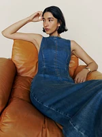 Kendi Denim Midi Dress