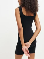 Marcel Cotton Ribbed Mini Dress