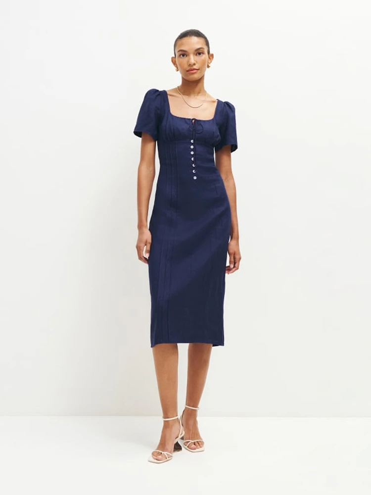 Pierce Linen Dress