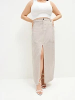 Tazz Maxi Linen Skirt Es