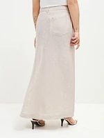 Tazz Maxi Linen Skirt Es