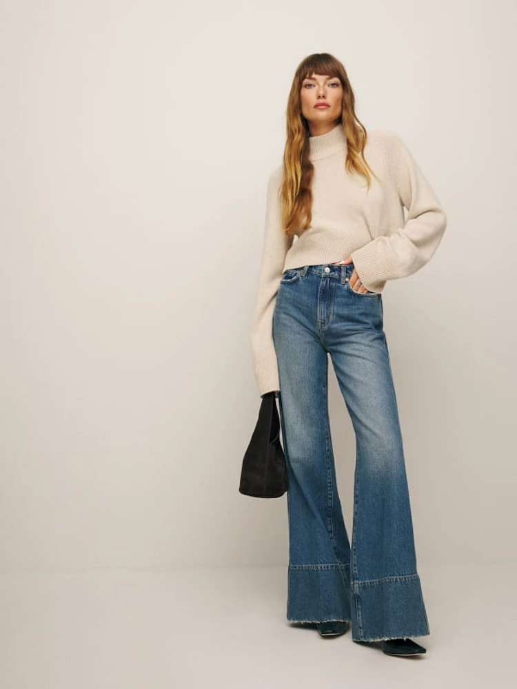 Penney High Rise Relaxed Flare Jeans