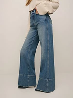 Penney High Rise Relaxed Flare Jeans