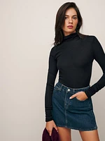 Faith Regenerative Merino Fitted Turtleneck