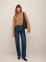 Garrett Cashmere Cropped Turtleneck