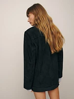 Veda Lincoln Suede Shirt Jacket