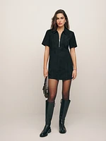 Veda Loeb Suede Dress