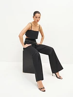 Petites Cleo Linen Pant