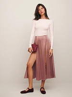 Vlora Silk Skirt