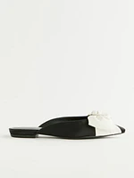 Yolanda Bow Mule Flat