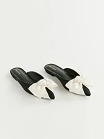 Yolanda Bow Mule Flat