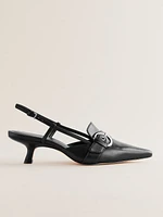 Wave Slingback Heel