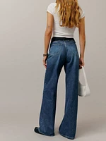 Cary Tailored High Rise Slouchy Wide Leg Jeans