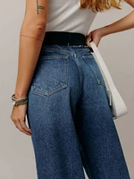 Cary Tailored High Rise Slouchy Wide Leg Jeans