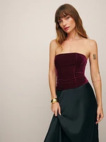 Giorgia Velvet Top