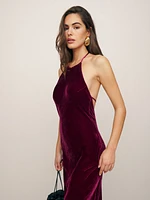 Jeany Velvet Dress