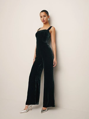 Clementine Velvet Jumpsuit