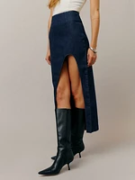 Paulina Denim Midi Skirt