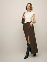 Tazz Maxi Corduroy Skirt