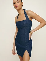 Isha Denim Mini Dress