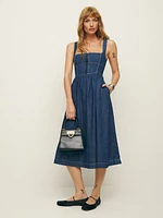 Tagliatelle Denim Midi Dress