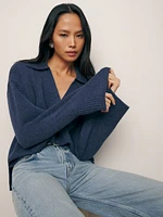 Sawyer Oversized Cashmere Polo