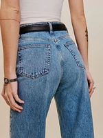 Cary Cuffed High Rise Slouchy Wide Leg Jeans