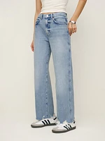 Val 90s Mid Rise Wide Leg Cropped Jeans