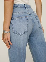 Val 90s Mid Rise Wide Leg Cropped Jeans