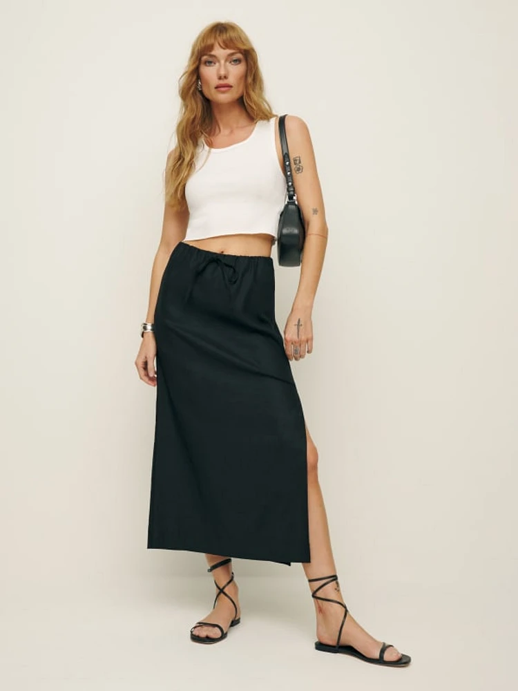 Elsa Linen Skirt