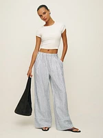 Fernando Wide Leg Linen Pant