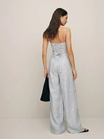 Petites Ciara Linen Jumpsuit