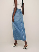 Avery Denim Maxi Skirt