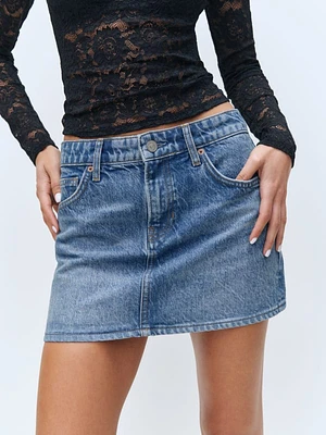 Hazel Denim Mini Skirt