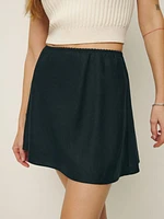 Brandy Linen Skirt