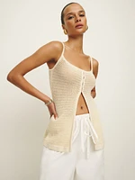 Fallon Open Knit Tank