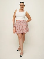 Brandy Linen Skirt Es