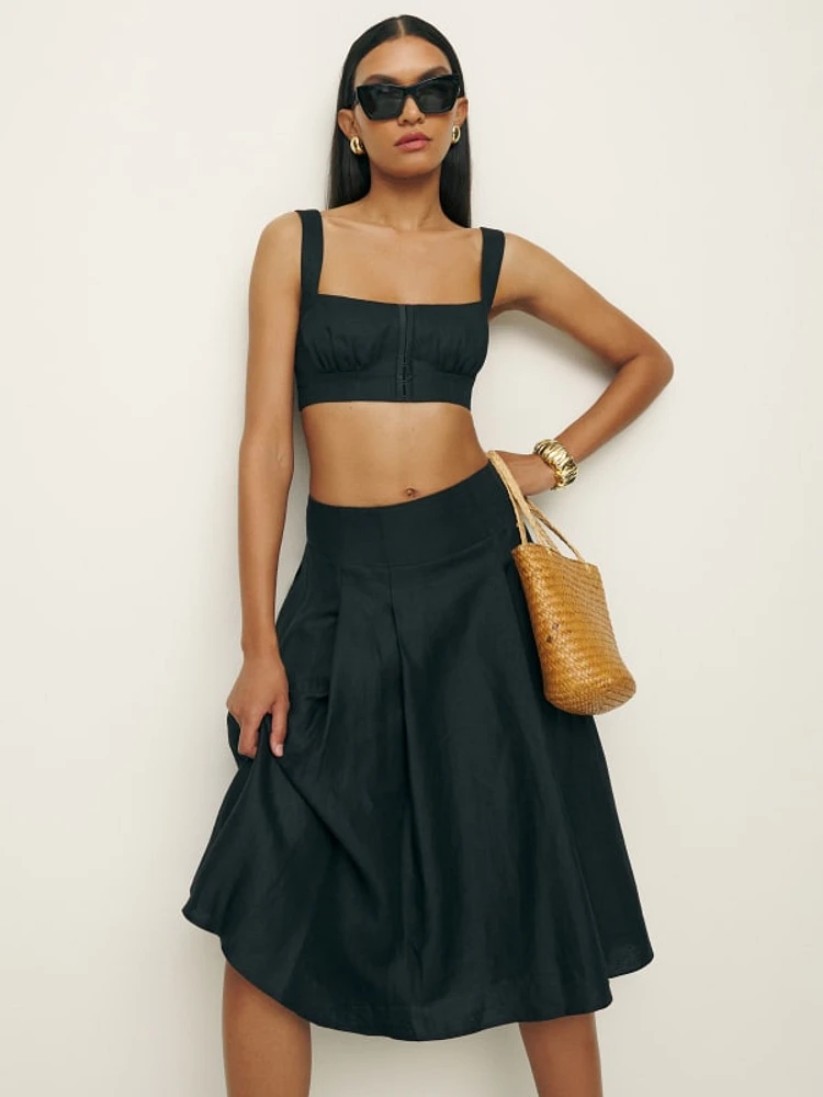 Santana Linen Two Piece