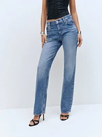 Abby Low Rise Straight Jeans