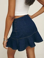 Madelyn Denim Mini Skirt