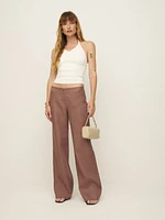 Vida Low Rise Linen Pant